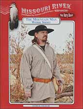 Pattern for
Mountain Man's Work Shirt
size S, M, L, XL, XXL.